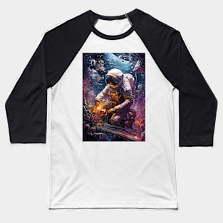 Retro Astronaut Baseball T-Shirt